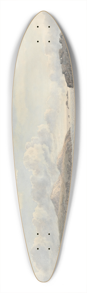 John Glover - St. Davids Head, Pembrokeshire 39.3 inch art pintail longboard deck