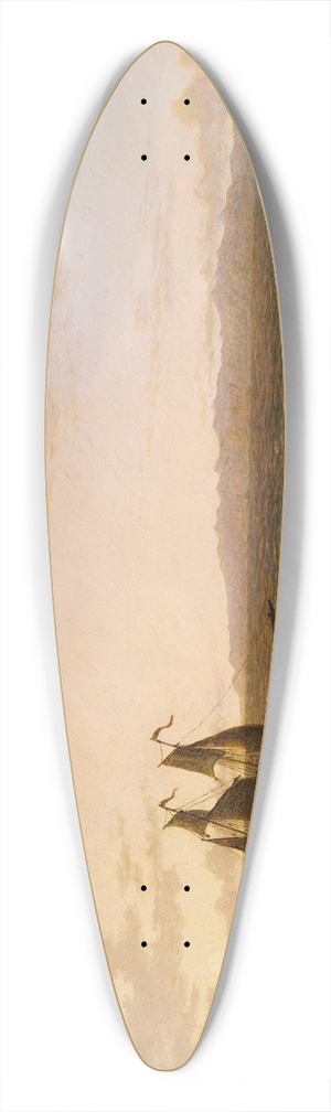 John Glover - The Island of Madeira 39.3 inch art pintail longboard deck