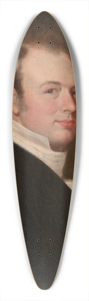 John Goffe Rand - Self-Portrait 39.3 inch art pintail longboard deck