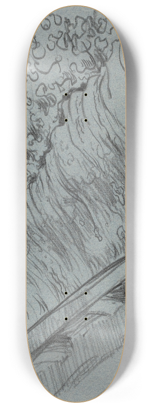 Georges Lacombe - The Sea Off the Edge of a Boat,Brittany 8.25 inch art skate deck