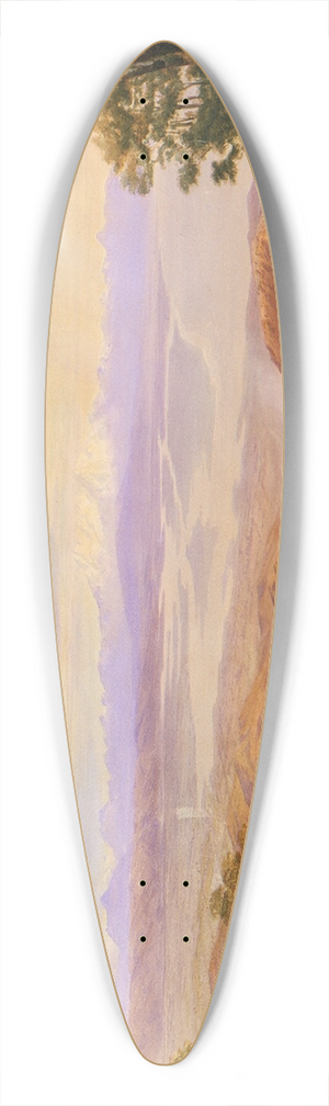 John Gully - Landscape, Nelson 39.3 inch art pintail longboard deck