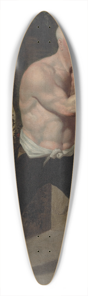 John Hamilton Mortimer - Jack Broughton, The Boxer 39.3 inch art pintail longboard deck