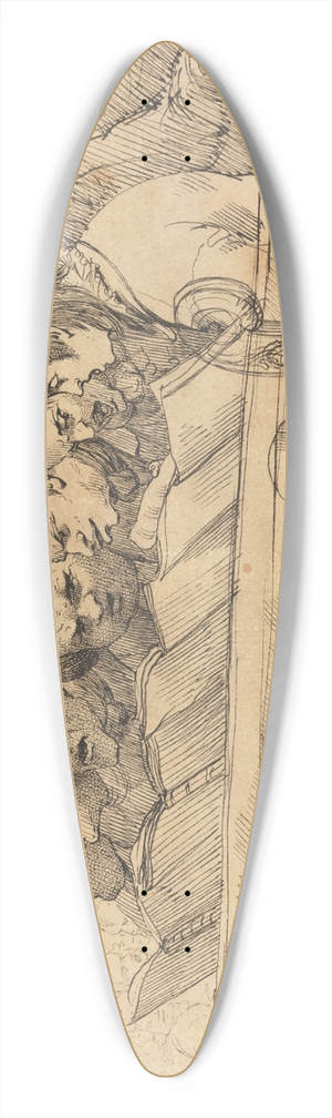 John Hamilton Mortimer - The Concert 39.3 inch art pintail longboard deck