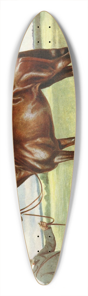 John Hanson Walker Jr. - Signorinetta 39.3 inch art pintail longboard deck