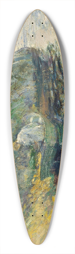 John Henry Twachtman - A Summer Day 39.3 inch art pintail longboard deck