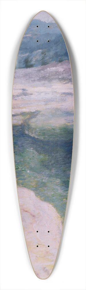 John Henry Twachtman - The Emerald Pool 39.3 inch art pintail longboard deck