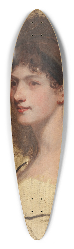 John Hoppner - Lady Hester King 39.3 inch art pintail longboard deck