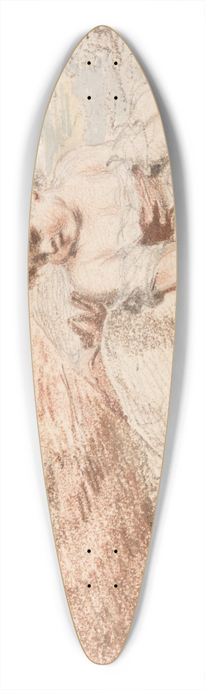 John Hoppner - Young Child with Lap-Dog 39.3 inch art pintail longboard deck