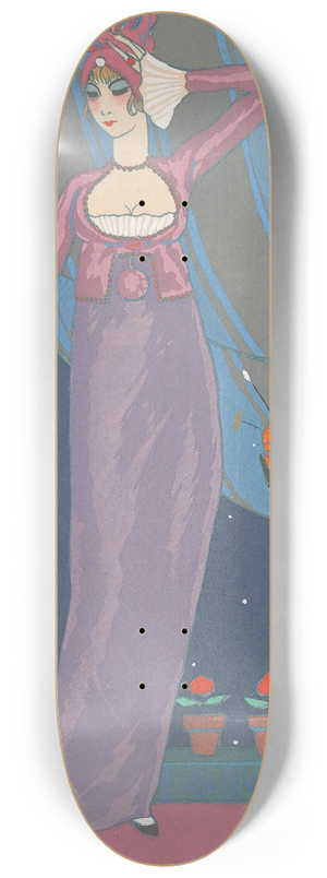 Georges Lepape - La Toilette 8.25 inch art skate deck