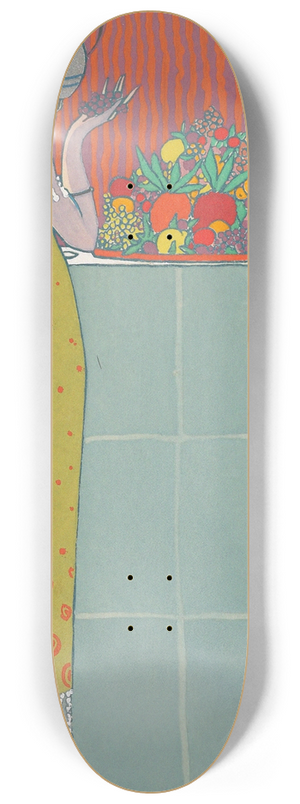 Georges Lepape - Le Festin 8.25 inch art skate deck