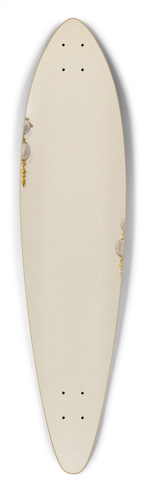 John H. Tercuzzi - Cap or Bonnet Pin 39.3 inch art pintail longboard deck