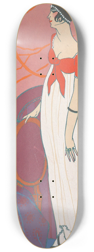 Georges Lepape - LEntracte 8.25 inch art skate deck