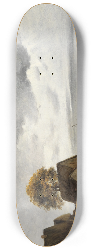 Georges Michel - Landschaft bei Paris 8.25 inch art skate deck