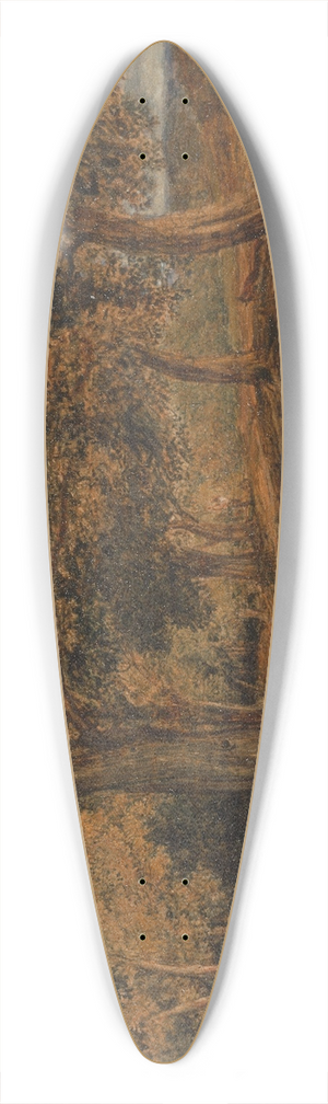 John Linnell - The Rest on the Flight into Egypt 39.3 inch art pintail longboard deck