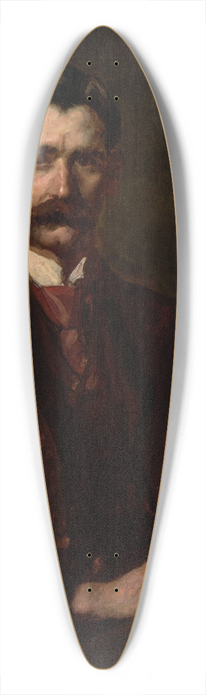 John Longstaff - Henry Lawson 39.3 inch art pintail longboard deck