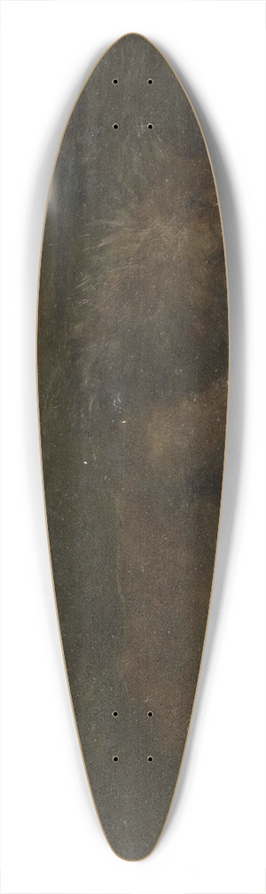 John Macallan Swan - Sleeping Lion by Night 39.3 inch art pintail longboard deck