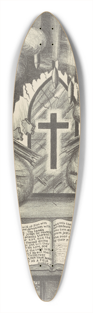 John MacWhirter - Judgement 39.3 inch art pintail longboard deck