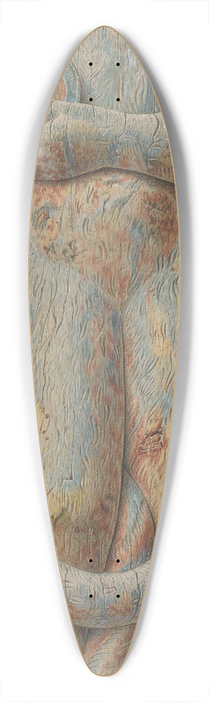 John Matulis - Circus Wagon Monkey 39.3 inch art pintail longboard deck