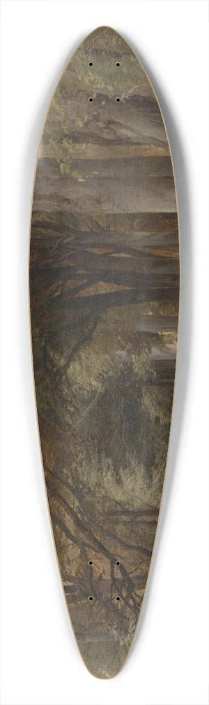 John Middleton - Landscape 39.3 inch art pintail longboard deck
