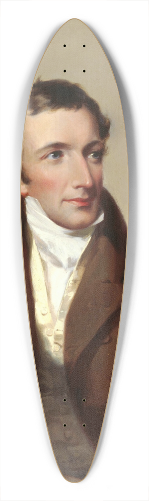 John Neagle - John Kintzing Kane 39.3 inch art pintail longboard deck