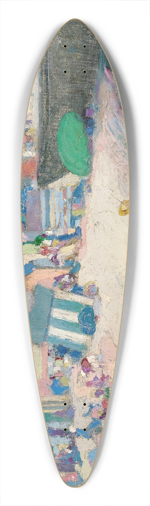 John Noble - Low Tide 39.3 inch art pintail longboard deck