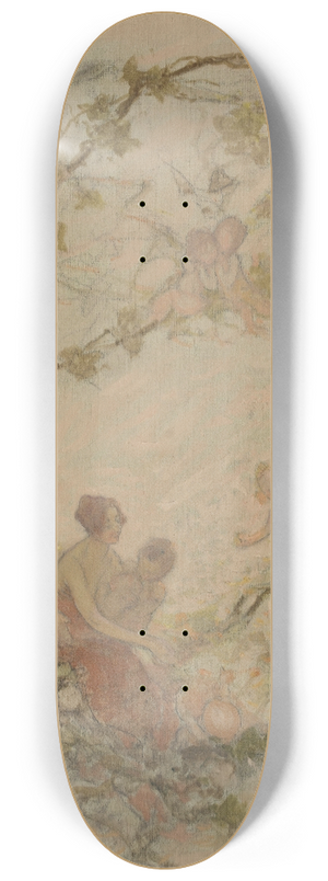 Georges Picard - Femmes et enfants dans les branchages 8.25 inch art skate deck