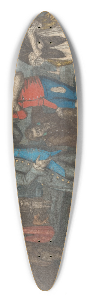John Raphael Smith - The Prodigal Son Returns Reclaimd 39.3 inch art pintail longboard deck