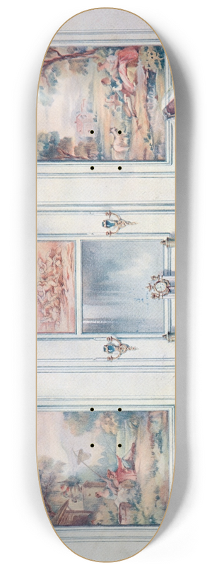 Georges Rmon - Face de chemine. 8.25 inch art skate deck