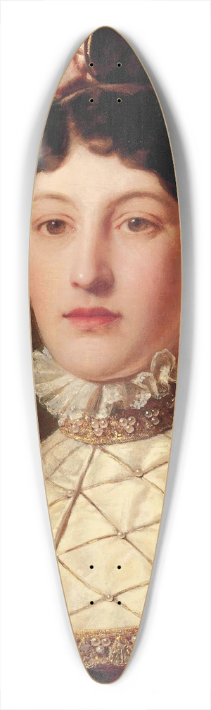John Robert Dicksee - My Lady the Countess 39.3 inch art pintail longboard deck