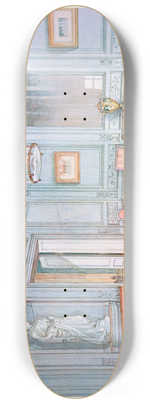 Georges Rmon - Salon dattente (Louis XVI) sculpt. 8.25 inch art skate deck Georges Rmon - Salon dattente (Louis XVI) sculpt. 8.25 inch art skate deck
