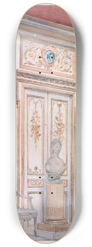 Georges Rmon - tude dune fragment du salon Louis XVI. 8.25 inch art skate deck Georges Rmon - tude dune fragment du salon Louis XVI. 8.25 inch art skate deck