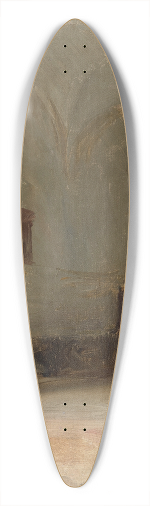 John Singer Sargent - An Archway 39.3 inch art pintail longboard deck