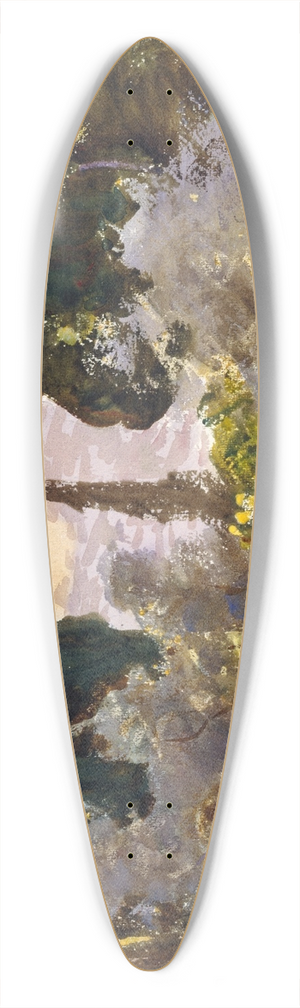 John Singer Sargent - Granada 39.3 inch art pintail longboard deck