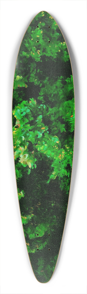 John Singer Sargent - Ilex Wood. Majorca 39.3 inch art pintail longboard deck