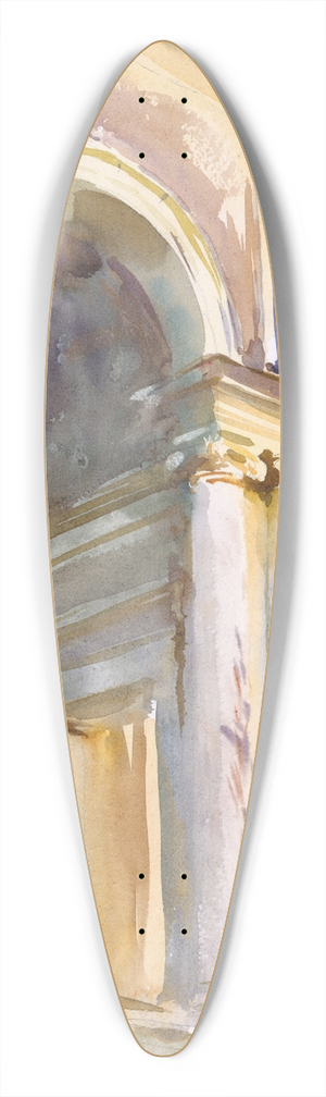 John Singer Sargent - Loggia, Villa Giulia, Rome 39.3 inch art pintail longboard deck