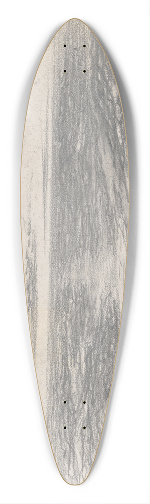 John Singer Sargent - Moonlight on Waves 39.3 inch art pintail longboard deck