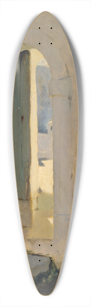 John Singer Sargent - Open Doorway, Morocco 39.3 inch art pintail longboard deck