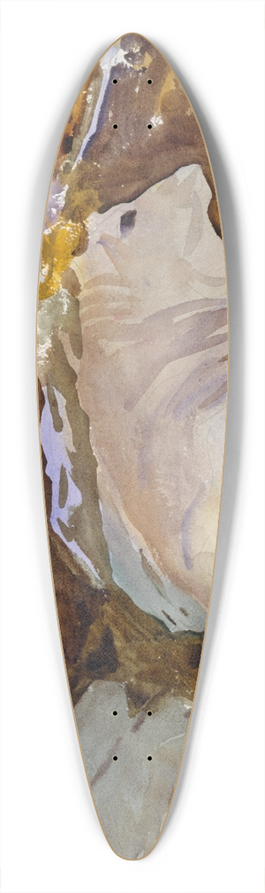 John Singer Sargent - Oxen 39.3 inch art pintail longboard deck