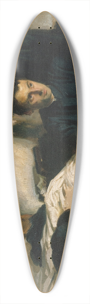 John Singer Sargent - Padre Sebastiano 39.3 inch art pintail longboard deck