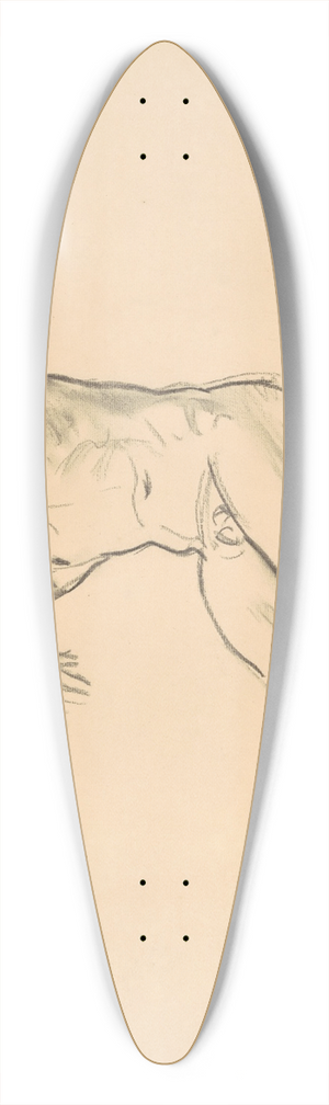 John Singer Sargent - Study for Arion 39.3 inch art pintail longboard deck