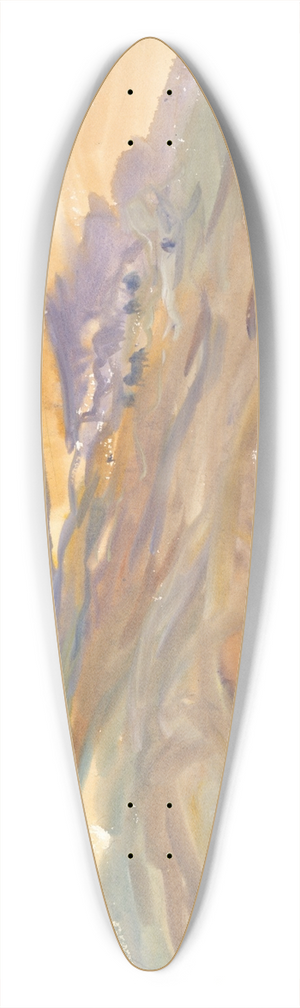 John Singer Sargent - Sunset 39.3 inch art pintail longboard deck