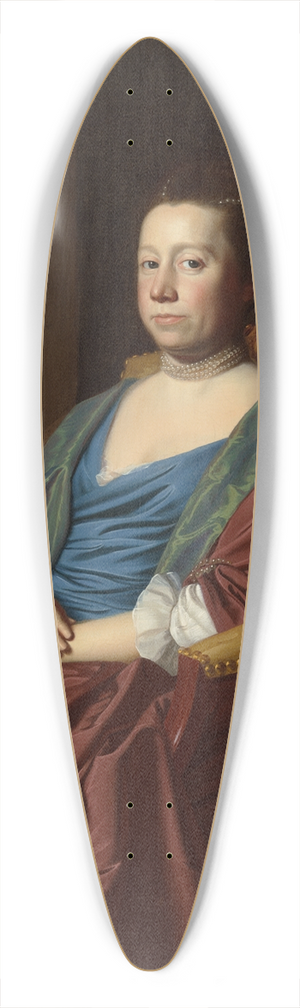 John Singleton Copley - Elizabeth Storer Smith 39.3 inch art pintail longboard deck