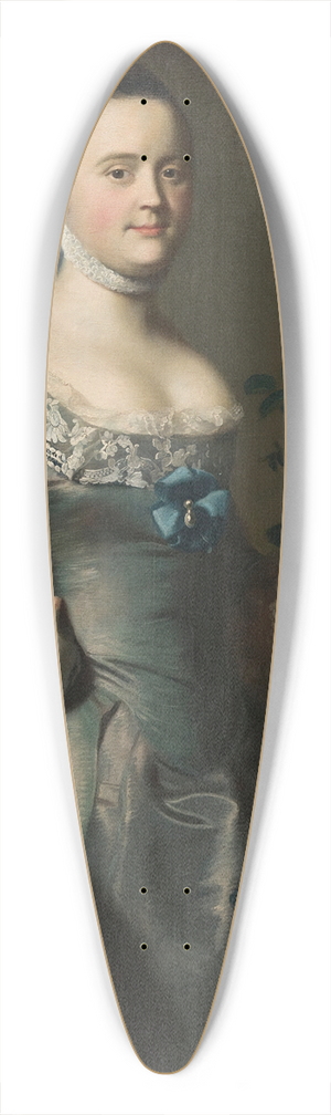 John Singleton Copley - Hannah Loring 39.3 inch art pintail longboard deck