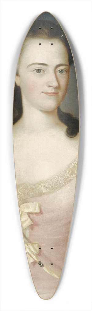 John Singleton Copley - Jane Browne 39.3 inch art pintail longboard deck