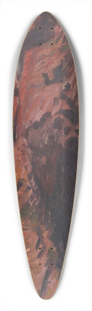 John Sloan - Red Rocks Afternoon-Gloucester 39.3 inch art pintail longboard deck