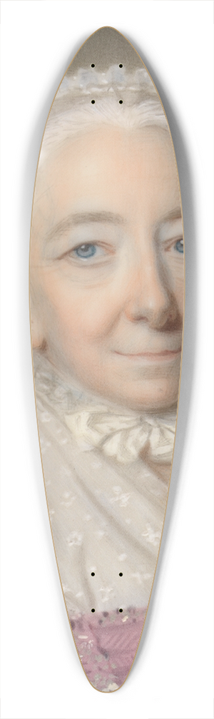 John Smart - Portrait of an Elderly Lady 39.3 inch art pintail longboard deck