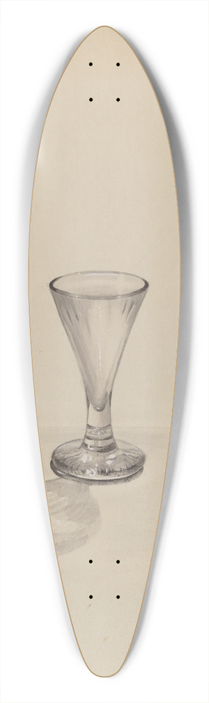 John Tarantino - Cordial Glass 39.3 inch art pintail longboard deck