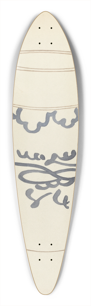 John Tarantino - Crock 39.3 inch art pintail longboard deck