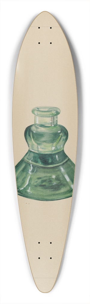 John Tarantino - Inkwell 39.3 inch art pintail longboard deck