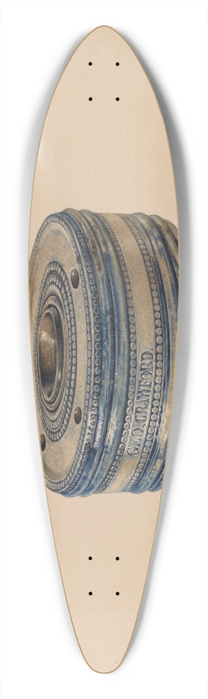 John Tarantino - Inkwell 39.3 inch art pintail longboard deck